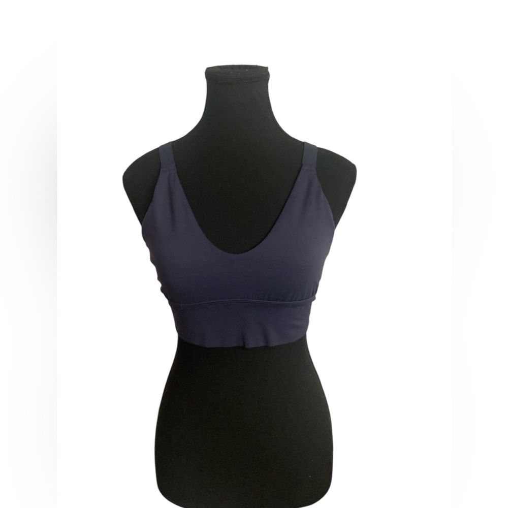 Aerie Set Black and Dark Blue Sports Bra Intimates & Sleepwear GUC M